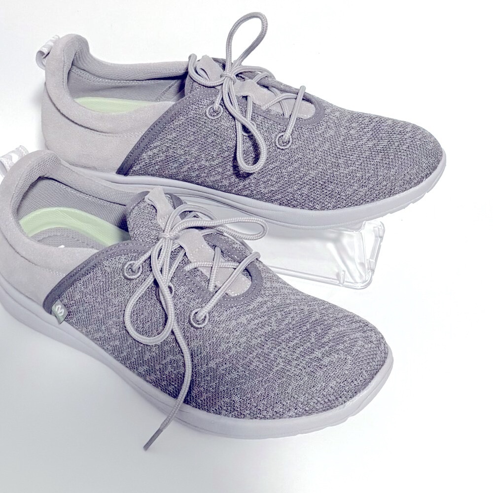 Minnetonka Women’s Eco Anew Sustainable Grey Sneakers – Size 10 - NWOT